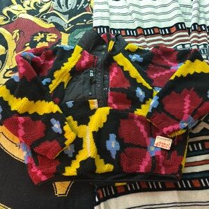 Free people fleece jacket new S